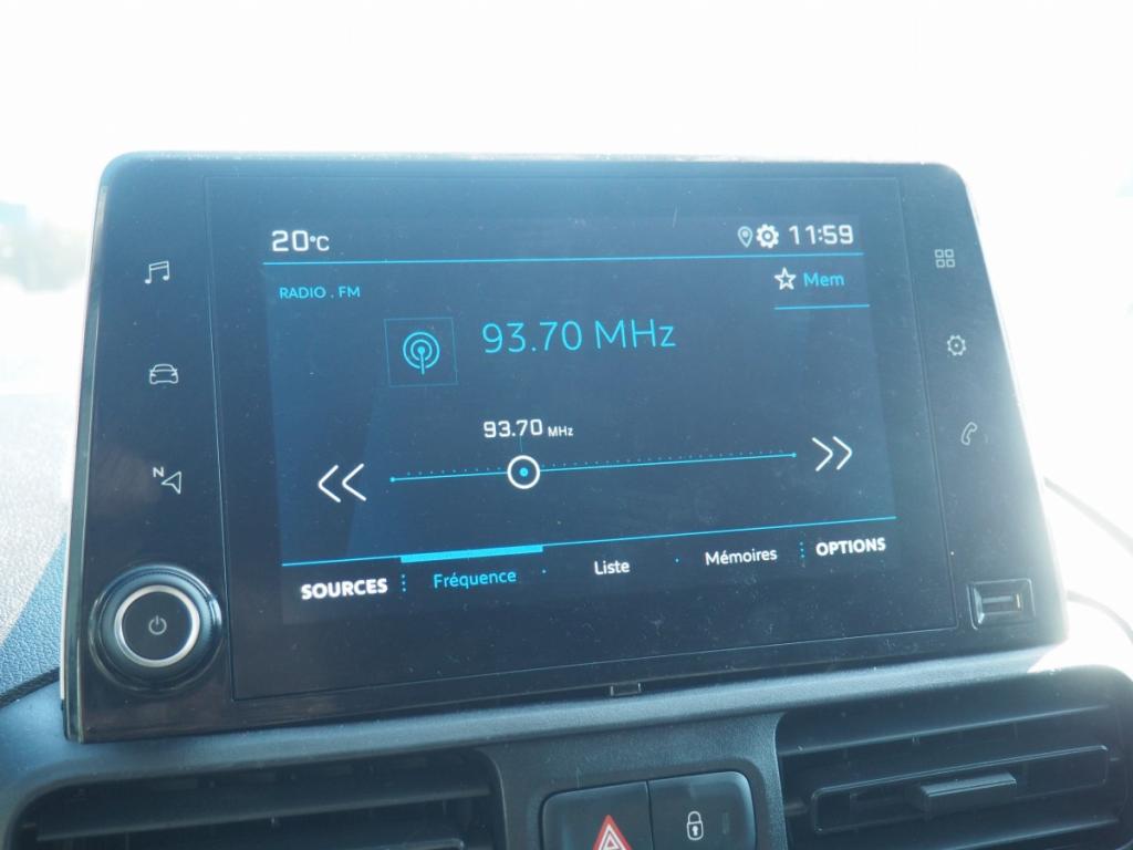 Peugeot Partner (3) BHDI 100 S&S STANDARD 650KG PREMIUM 4 portes  (juin 2020)