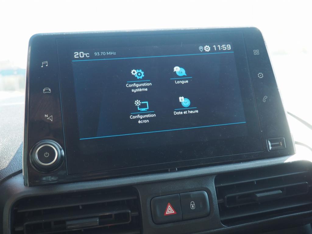 Peugeot Partner (3) BHDI 100 S&S STANDARD 650KG PREMIUM 4 portes  (juin 2020)