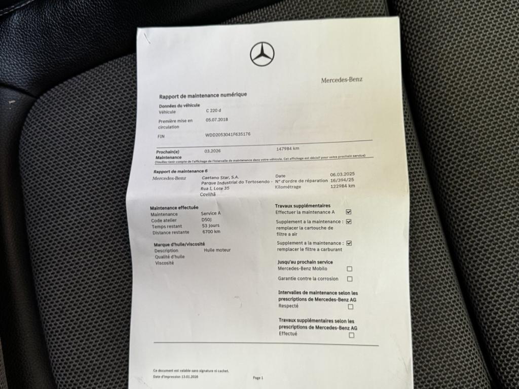 Mercedes Classe C Coupe (4) C 220 d AMG Line