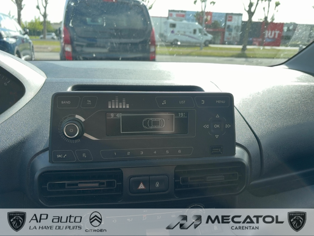 Peugeot Partner (3) BHDI 100 STANDARD 650KG PREMIUM 4 portes  (juil. 2019) (co2 109)