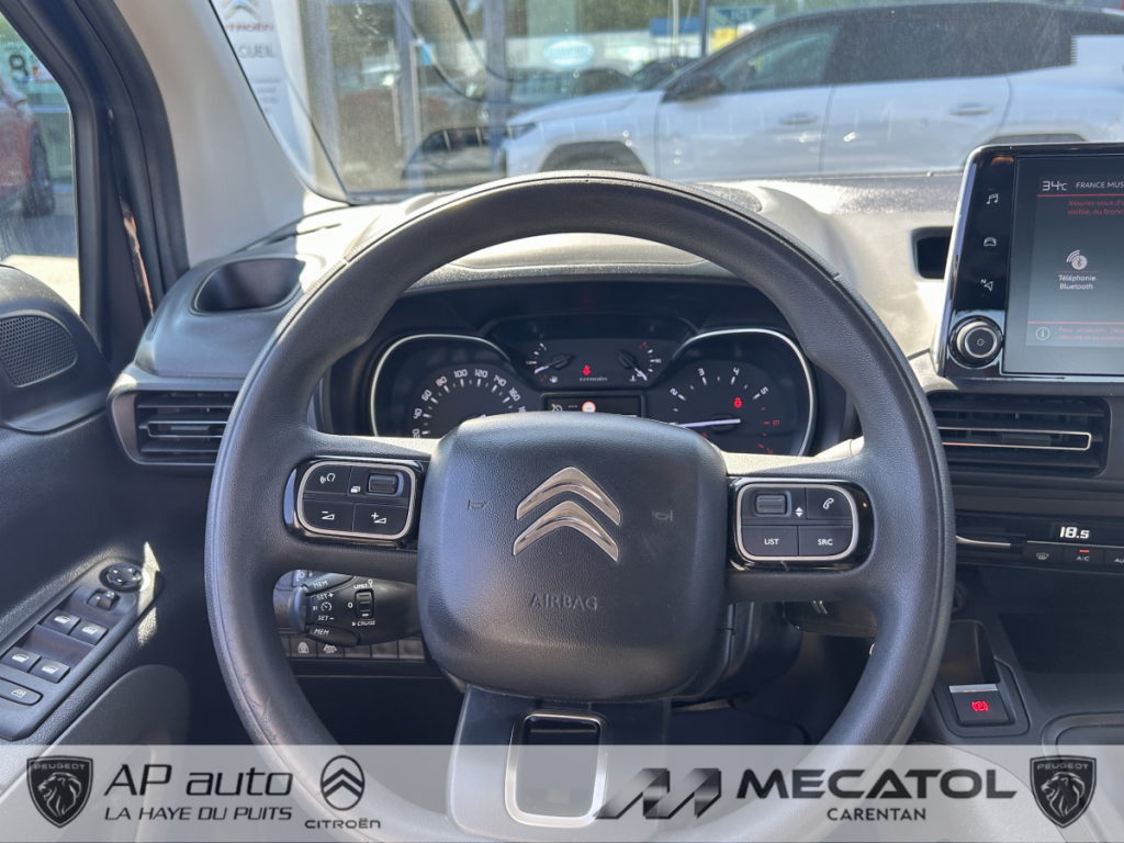 Citroën BERLINGO Taille M PureTech 110 S&S BVM6 Feel (AM 10)  5 portes  (janv. 2019) (co2 119)
