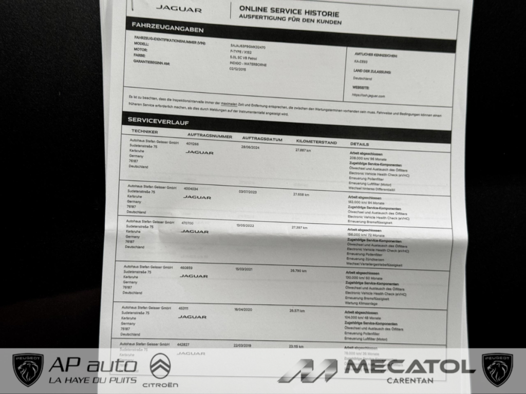 Jaguar F-Type 5.0 V8 R AUTO AWD