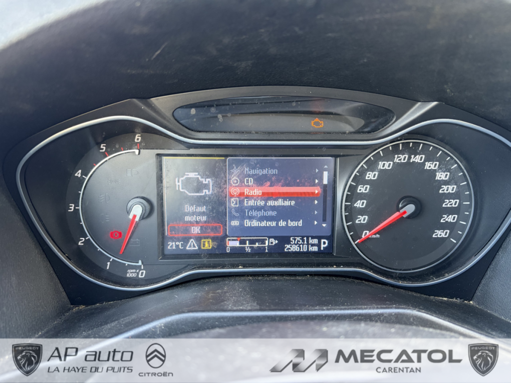 Ford Mondeo (3) 2.0 TDCi 140 FAP Powershift Titanium VENDU UNIQUEMENT AUX PROFESSIONNELS DE L'AUTOMO